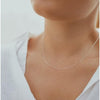 Fine Necklace Silver Beading Chain